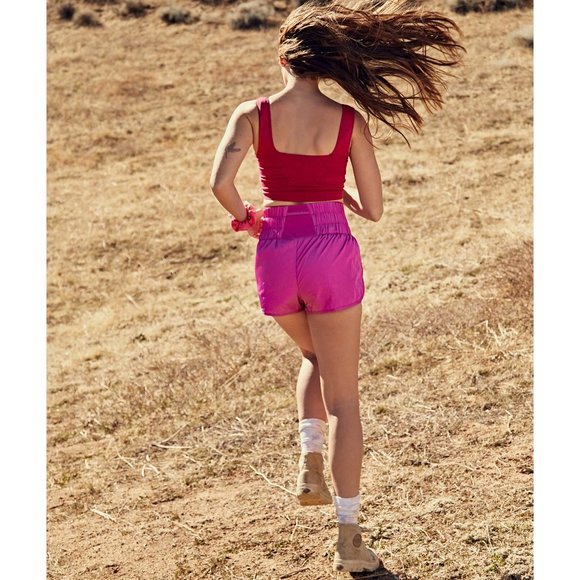 🎉LAST CHANCE🎉 NWT FP Movement Square Neck Good Karma Bra / Pomegranite - Picture 3 of 7